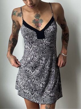 Printed Slip Dress